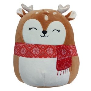 Kellytoy Squishmallow Dawn The Reindeer Holiday Plush Toy Stuffed Animal 12”